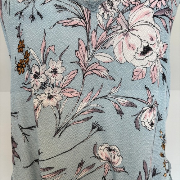 Love Stitch Y2K Tank Cami Fairy Feminine Floral Lace Baby Blue Size Small - Picture 5 of 12